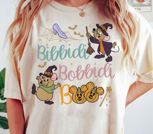 Bibbidi Bobbidi Boo Halloween DTF TRANSFER PRINT TO ORDER 672