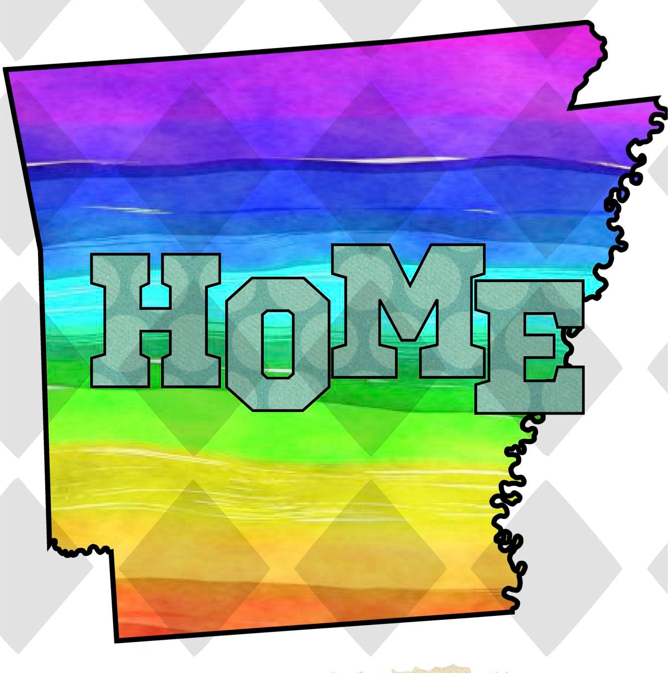 Arkansas STATE HOME png Digital Download Instand Download - Do it yourself Transfers