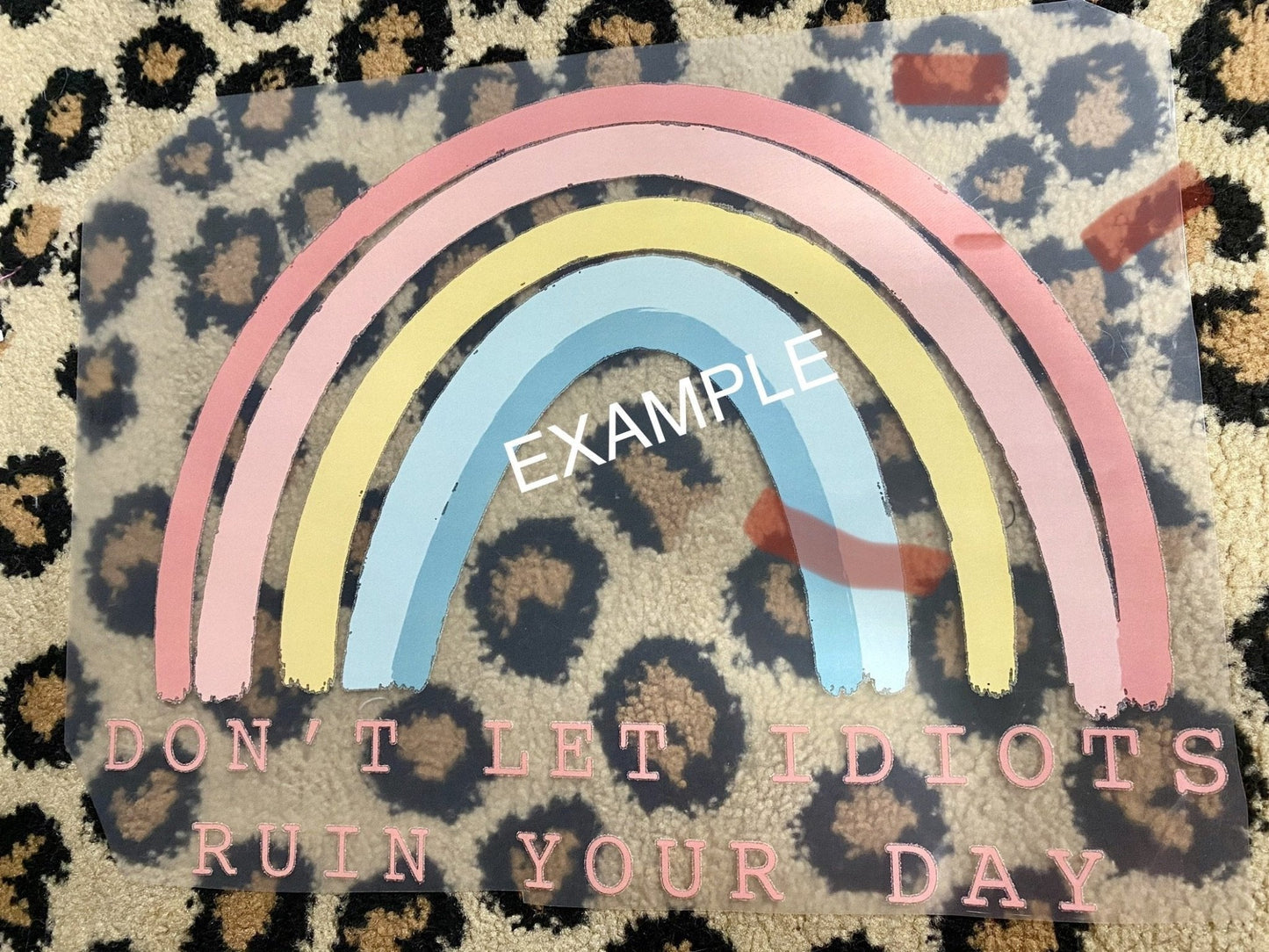 Even my Anxiety has ANXIETY adult size 9.5x12 DTF TRANSFERPRINT TO ORDER - Do it yourself Transfers