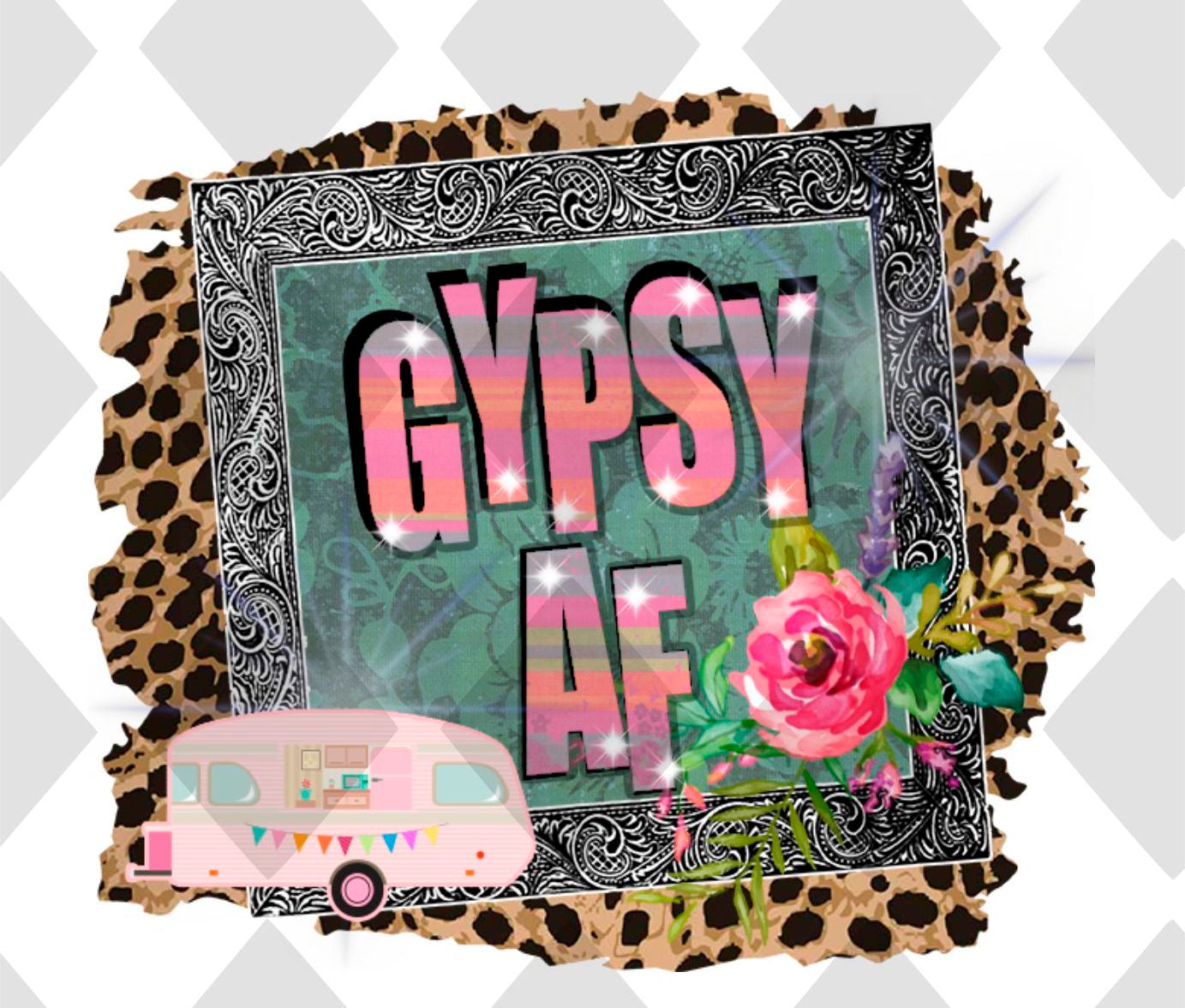 gypsy AF png Digital Download Instand Download - Do it yourself Transfers