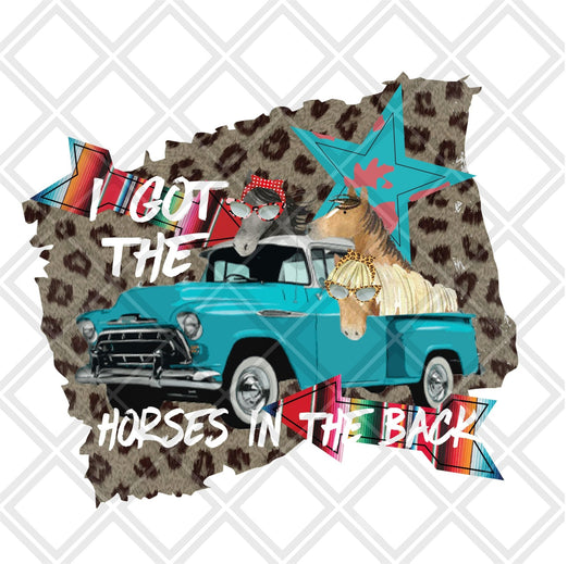 I got the horses in the back DTF TRANSFERPRINT TO ORDER - Do it yourself Transfers