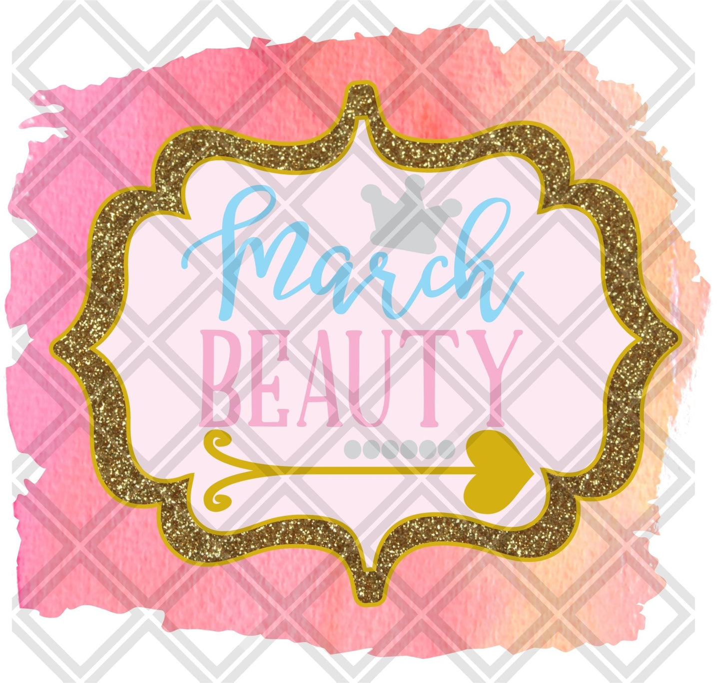 March Beauty Month DTF TRANSFERPRINT TO ORDER - Do it yourself Transfers