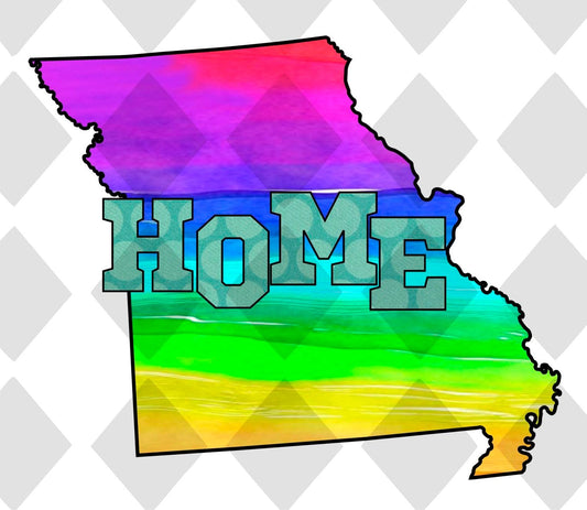 Missouri STATE HOME png Digital Download Instand Download - Do it yourself Transfers