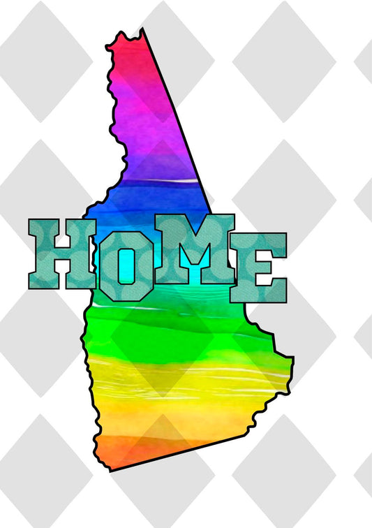 New Hampshire STATE HOME png Digital Download Instand Download - Do it yourself Transfers