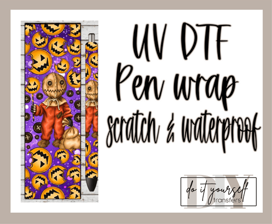 RTS Halloween potion button spooky FULL UV DTF PEN WRAP 1.5X5 - Do it yourself Transfers