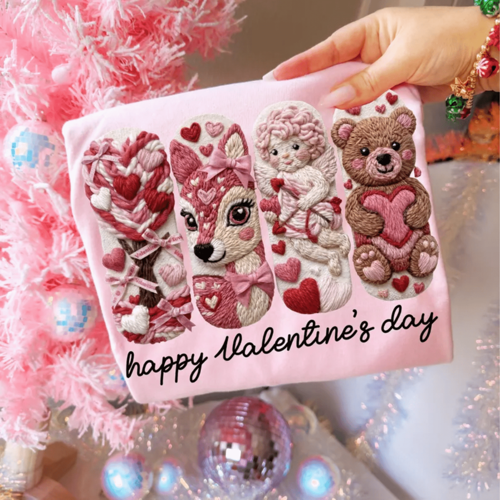 RTS HAPPY VALENTINE DAY DTF DIRECT TO FILM transfers ADULT 10X12 - Do it yourself Transfers