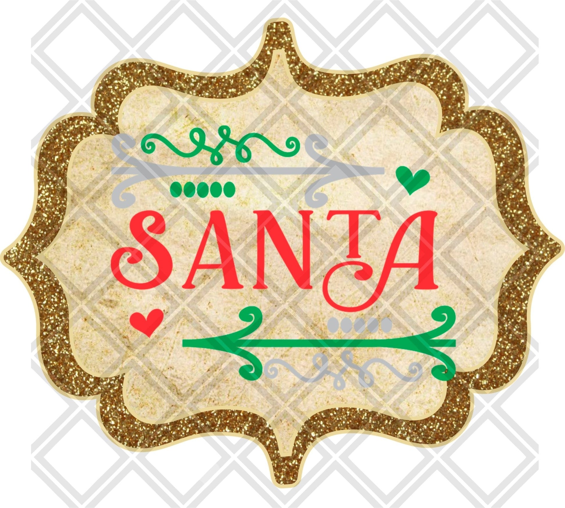 SANTA ARROWS png Digital Download Instand Download - Do it yourself Transfers