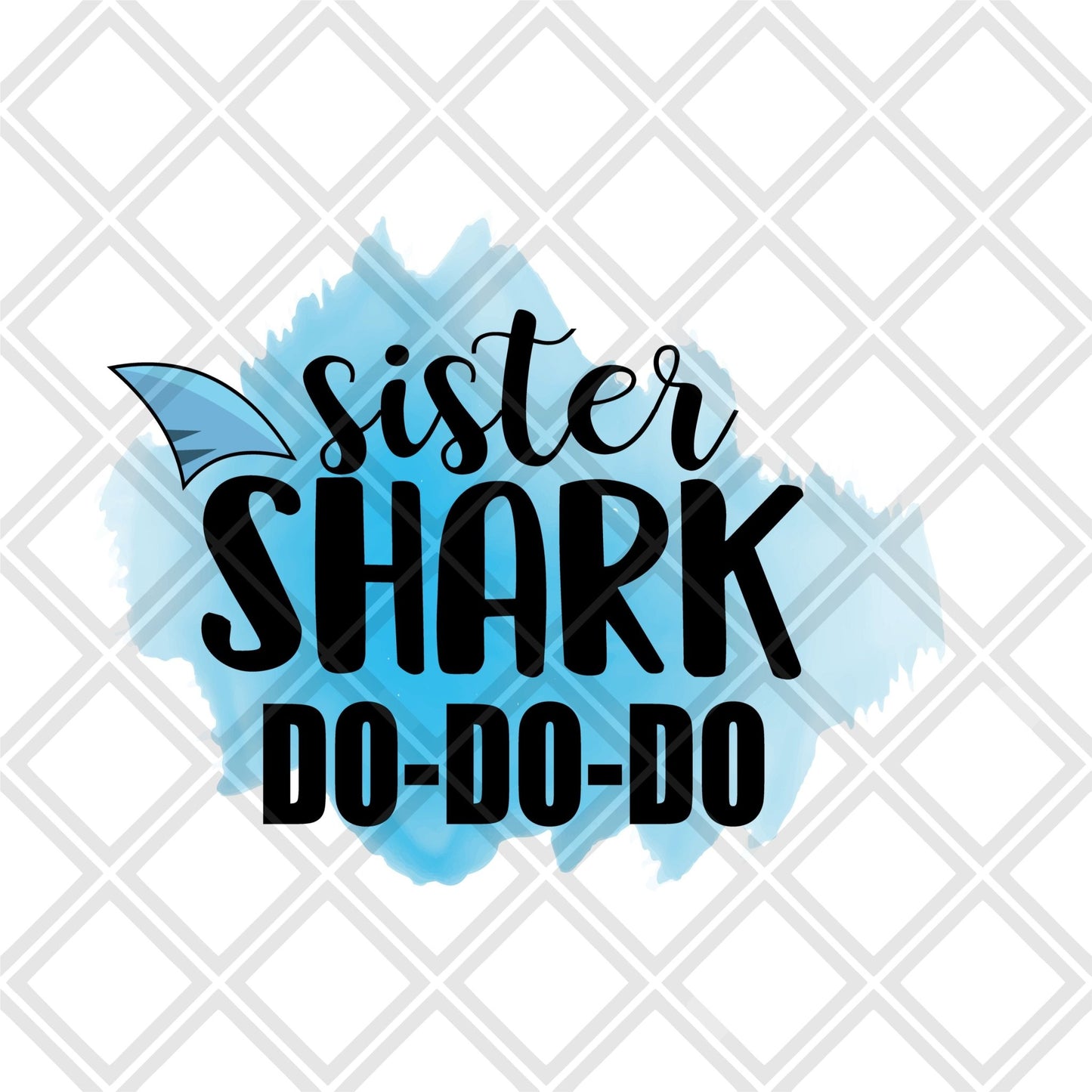 Sister Shark DTF TRANSFERPRINT TO ORDER - Do it yourself Transfers