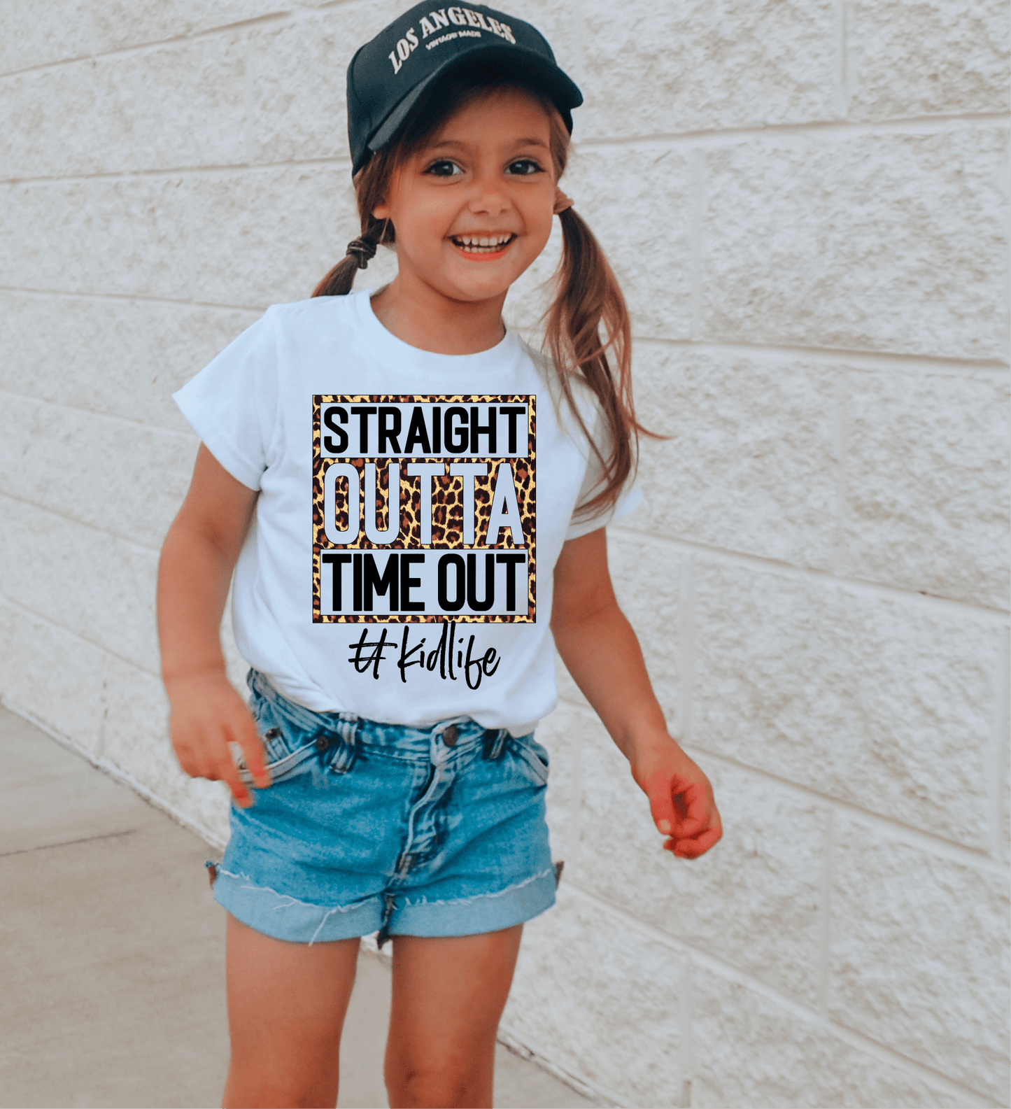 Straight outta time out #kidlife KIDS 6.5X8 DTF TRANSFERPRINT TO ORDER - Do it yourself Transfers