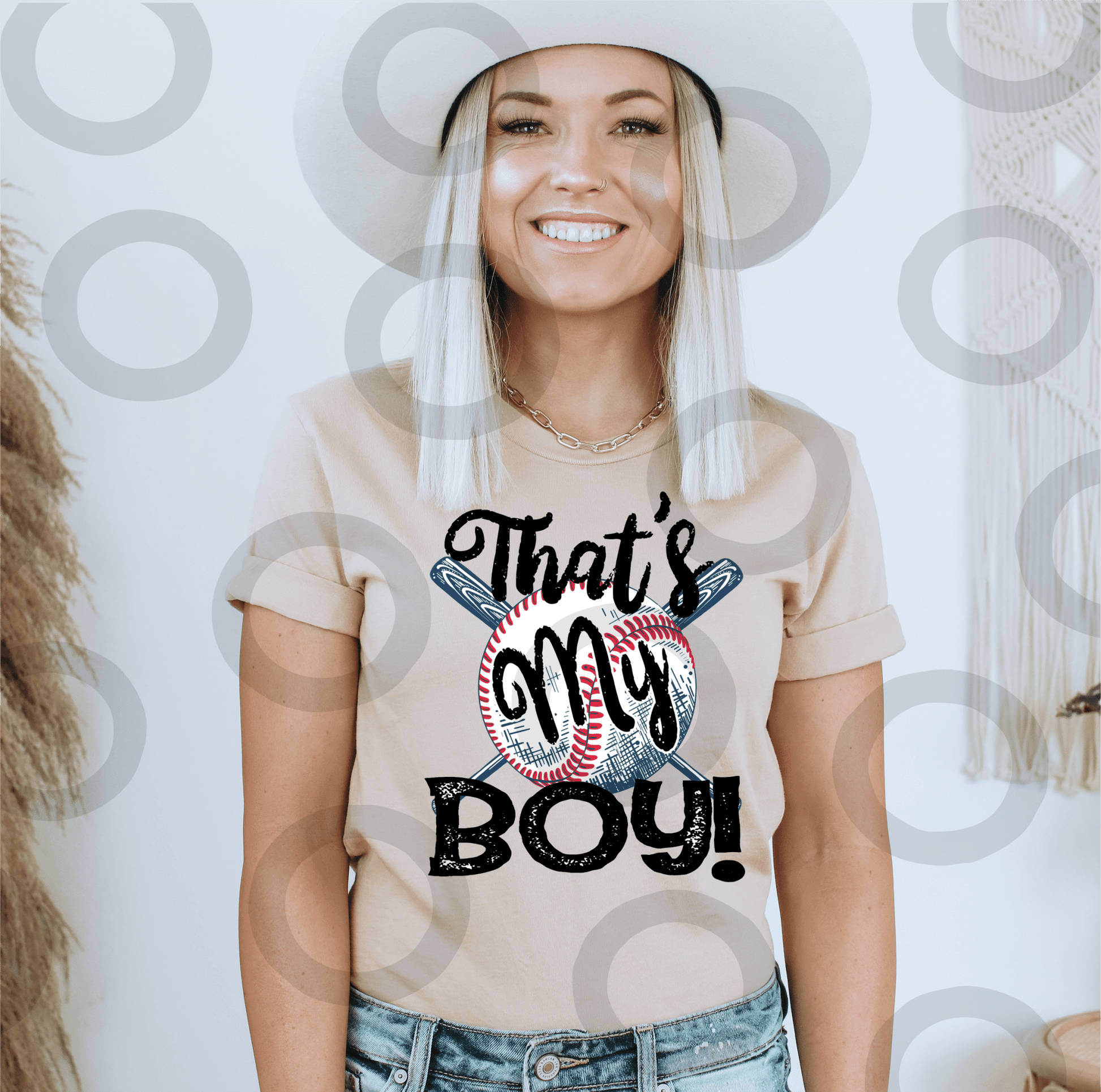 That's my BOY Baseball size ADULT DTF TRANSFERPRINT TO ORDER - Do it yourself Transfers