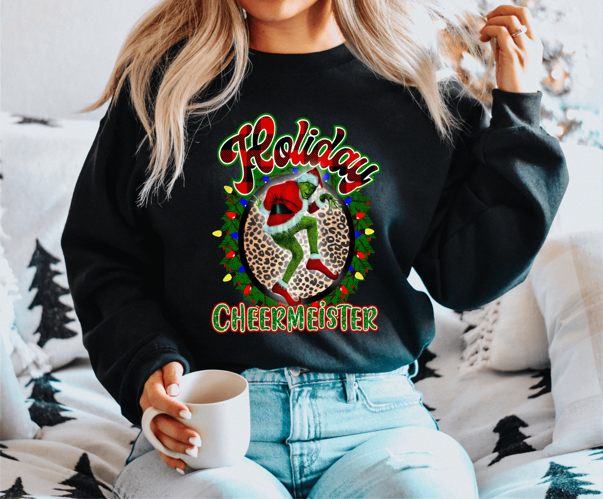 Holiday Cheermeister Christmas Leopard DTF TRANSFER PRINT TO ORDER 178 - Do it yourself Transfers